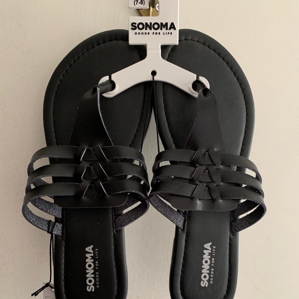 Black sandals